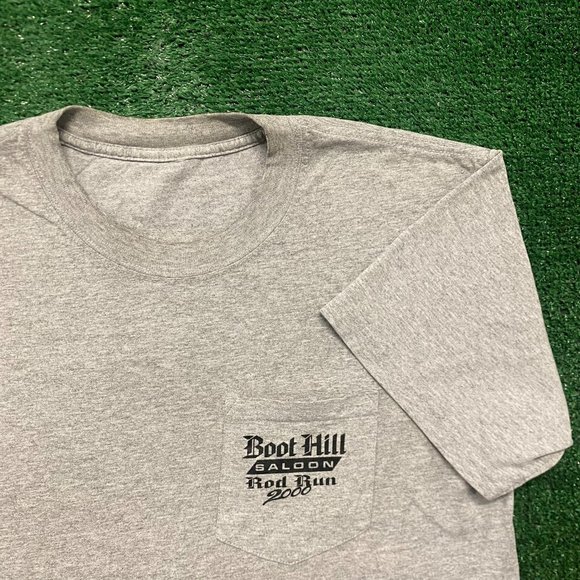 Vintage Y2K Boot Hill Saloon Hot Rods Essential Punk Tee - Picture 5 of 7